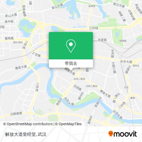 解放大道皇经堂地图