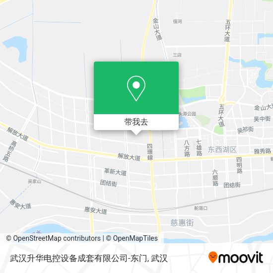 武汉升华电控设备成套有限公司-东门地图