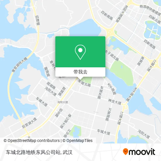 车城北路地铁东风公司站地图