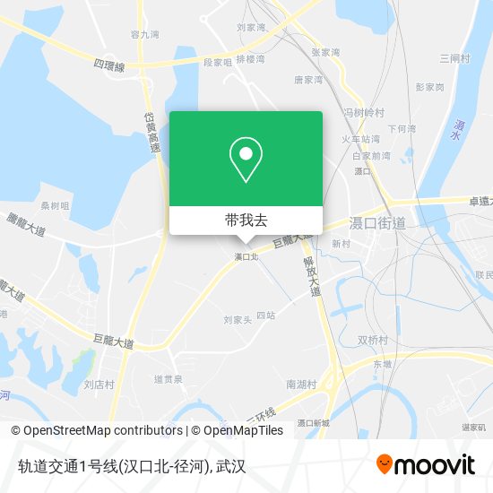 轨道交通1号线(汉口北-径河)地图