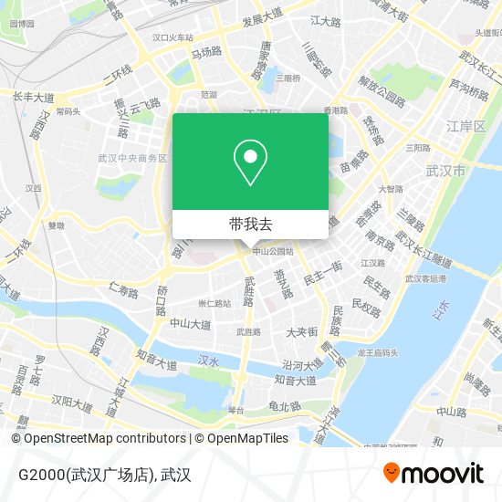 G2000(武汉广场店)地图