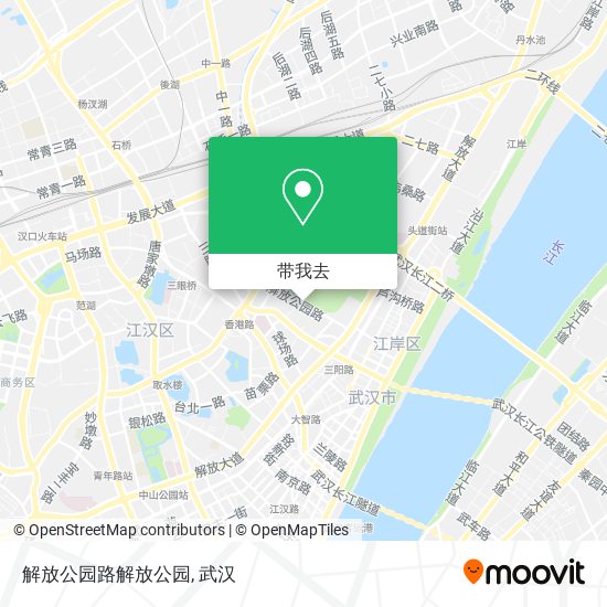 解放公园路解放公园地图