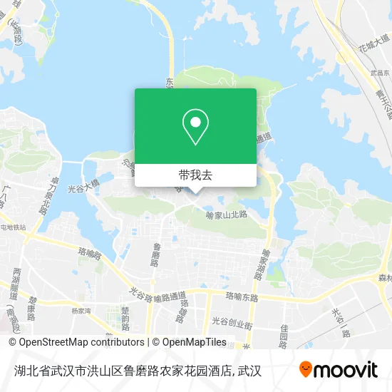 湖北省武汉市洪山区鲁磨路农家花园酒店地图
