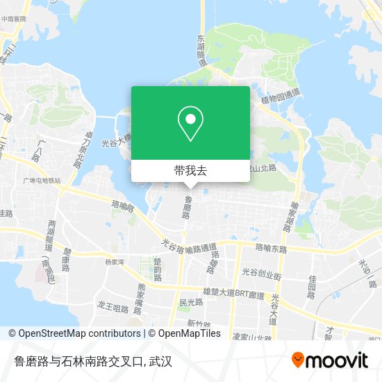 鲁磨路与石林南路交叉口地图