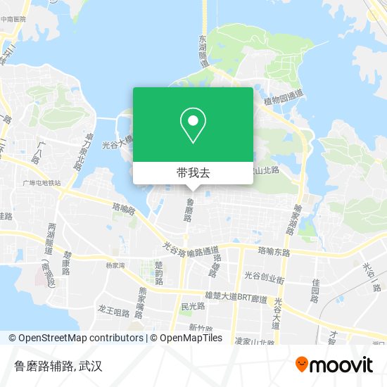 鲁磨路辅路地图