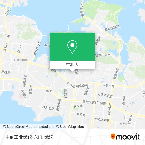 中航工业武仪-东门地图