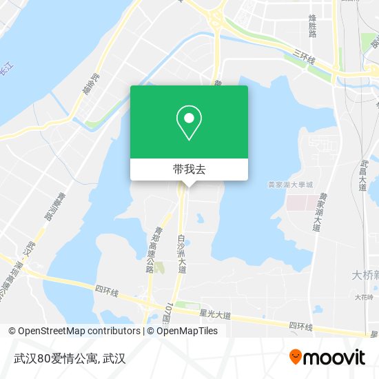 武汉80爱情公寓地图