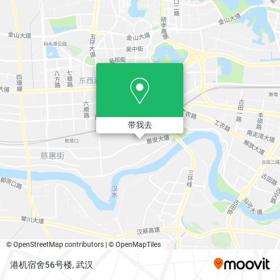 港机宿舍56号楼地图