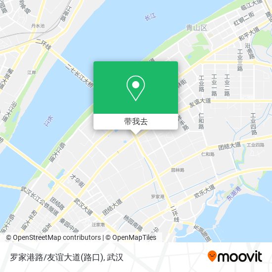 罗家港路/友谊大道(路口)地图