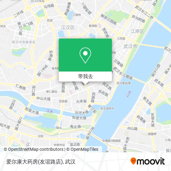 爱尔康大药房(友谊路店)地图