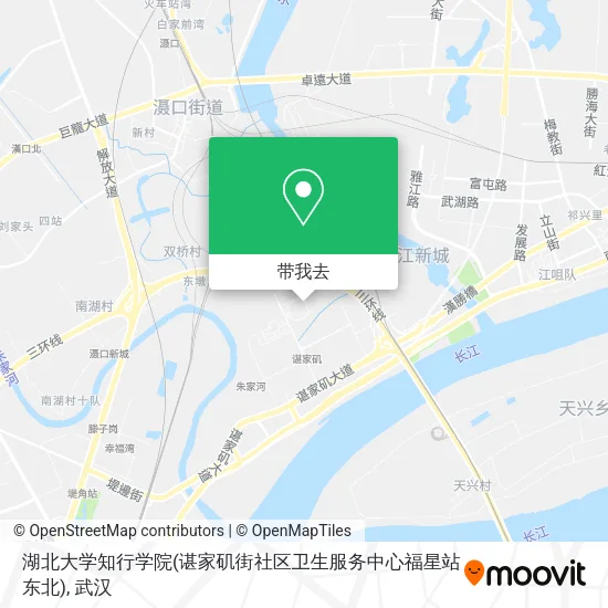湖北大学知行学院(谌家矶街社区卫生服务中心福星站东北)地图