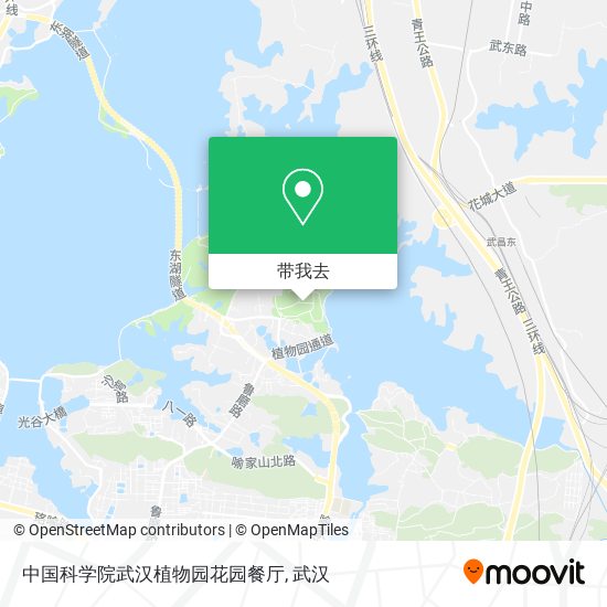 中国科学院武汉植物园花园餐厅地图