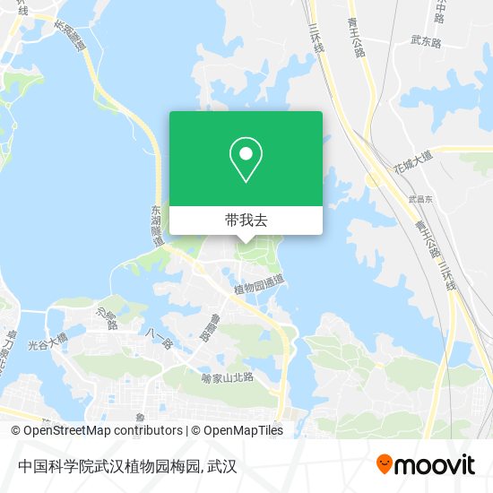 中国科学院武汉植物园梅园地图
