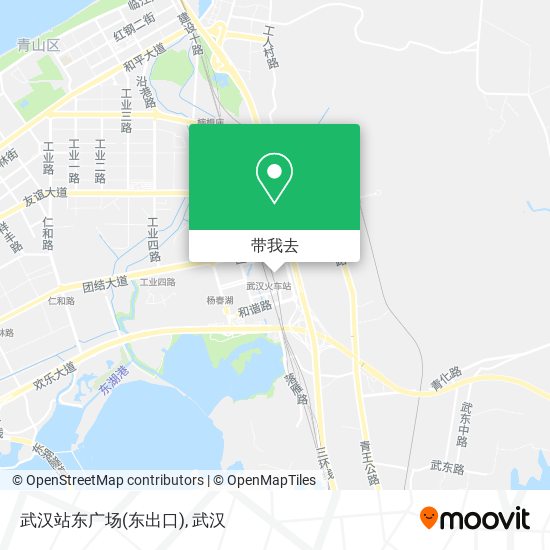 武汉站东广场(东出口)地图