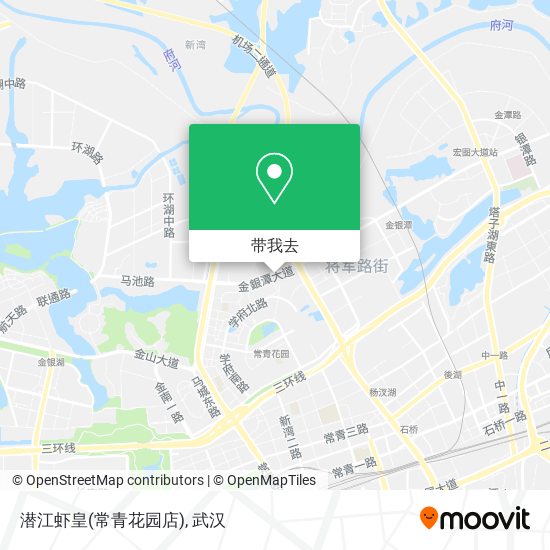 潜江虾皇(常青花园店)地图