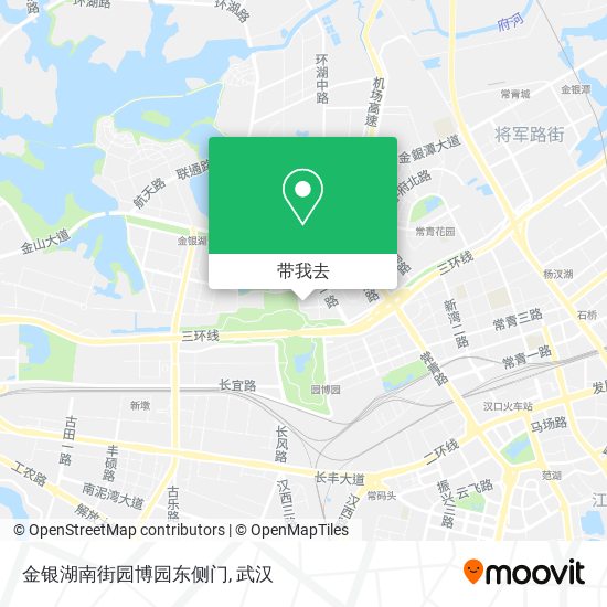 金银湖南街园博园东侧门地图