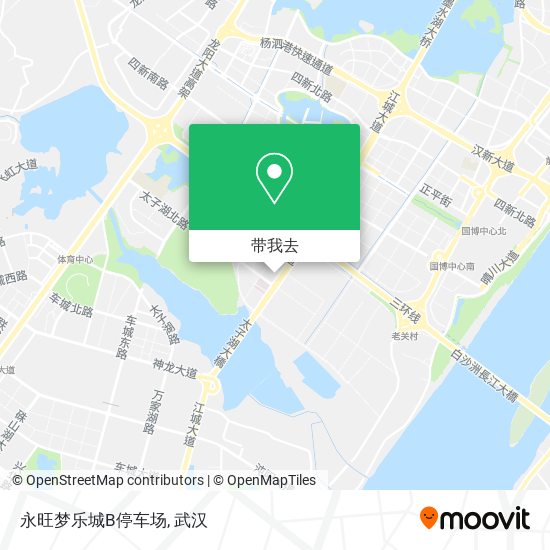 永旺梦乐城B停车场地图