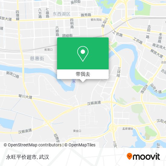 永旺平价超市地图