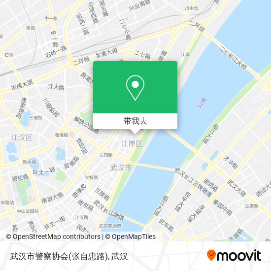 武汉市警察协会(张自忠路)地图