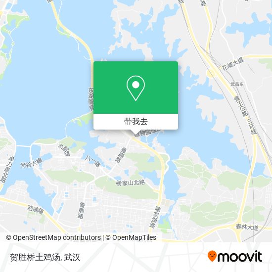 贺胜桥土鸡汤地图