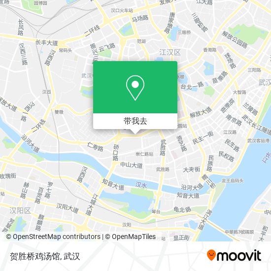 贺胜桥鸡汤馆地图