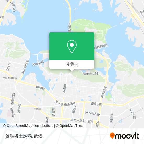 贺胜桥土鸡汤地图