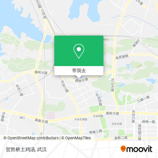 贺胜桥土鸡汤地图