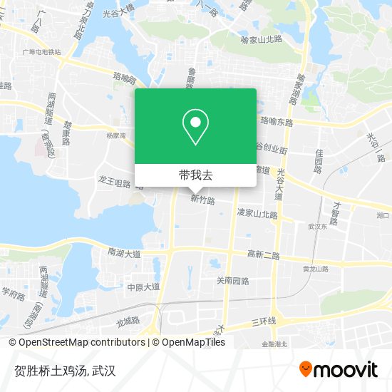 贺胜桥土鸡汤地图