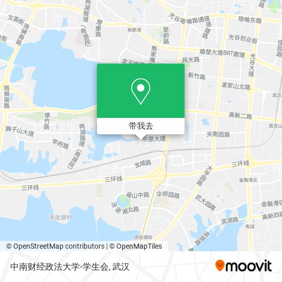 中南财经政法大学-学生会地图