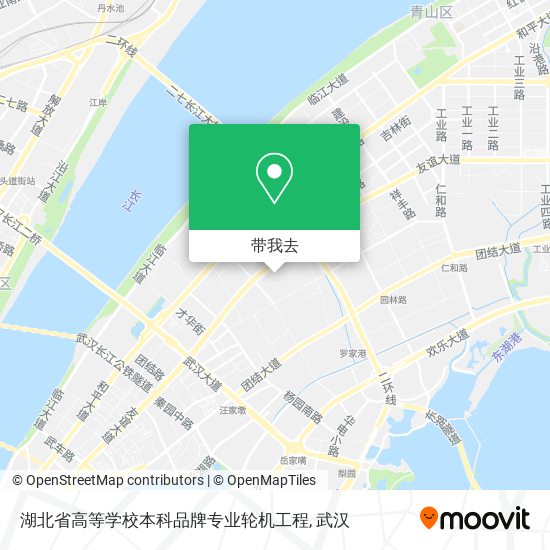 湖北省高等学校本科品牌专业轮机工程地图