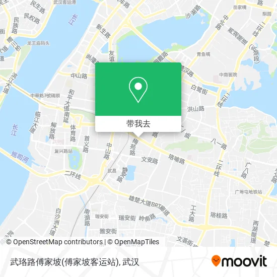 武珞路傅家坡(傅家坡客运站)地图
