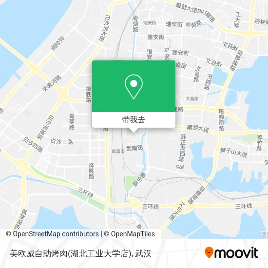美欧威自助烤肉(湖北工业大学店)地图