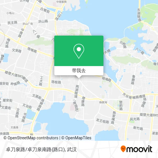 卓刀泉路/卓刀泉南路(路口)地图