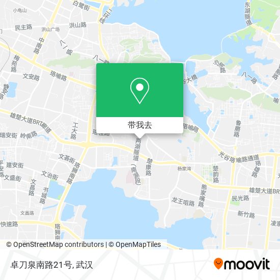 卓刀泉南路21号地图