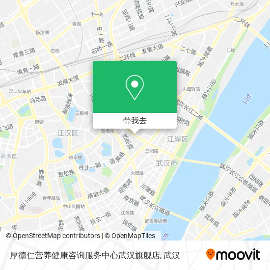 厚德仁营养健康咨询服务中心武汉旗舰店地图