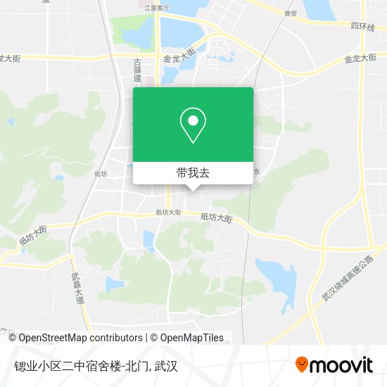 锶业小区二中宿舍楼-北门地图