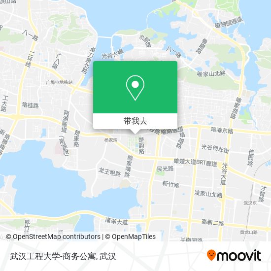 武汉工程大学-商务公寓地图