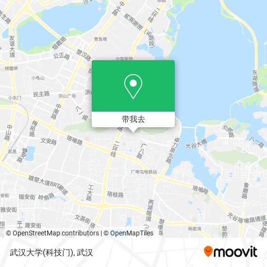 武汉大学(科技门)地图