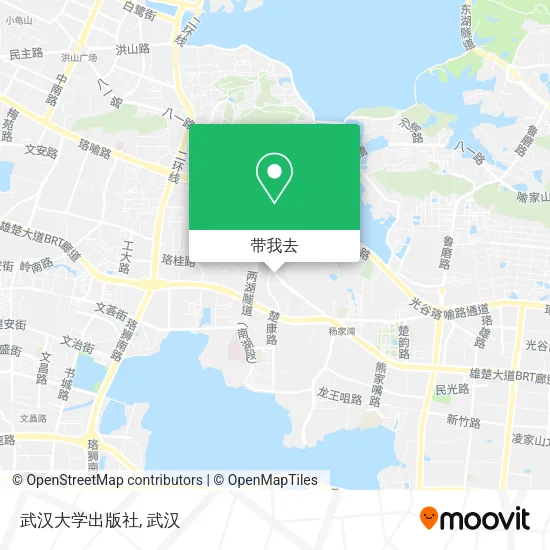 武汉大学出版社地图