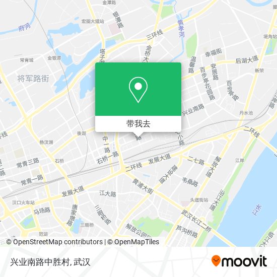 兴业南路中胜村地图