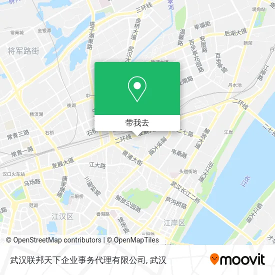 武汉联邦天下企业事务代理有限公司地图