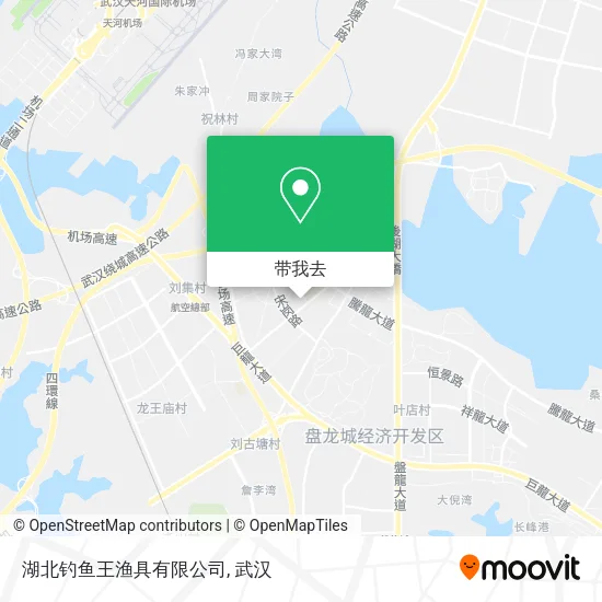 湖北钓鱼王渔具有限公司地图