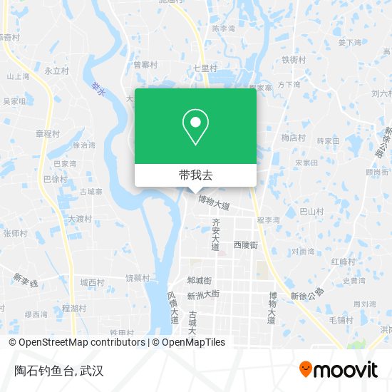 陶石钓鱼台地图