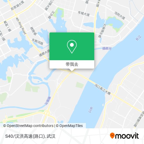 S40/汉洪高速(路口)地图