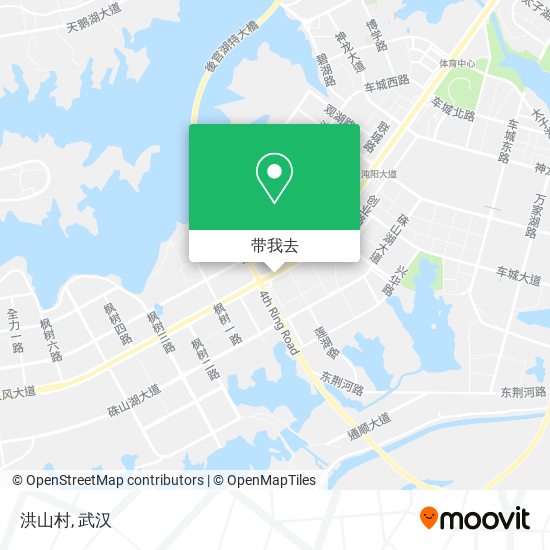 洪山村地图