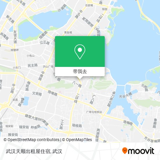 武汉天顺出租屋住宿地图