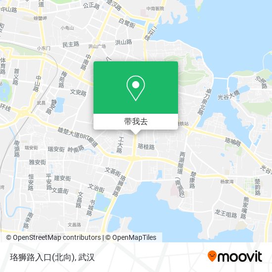 珞狮路入口(北向)地图