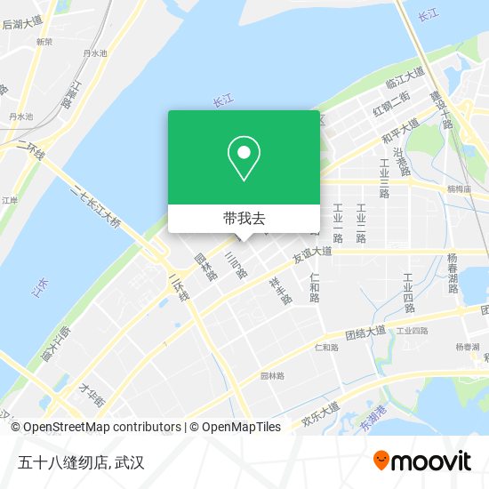 五十八缝纫店地图