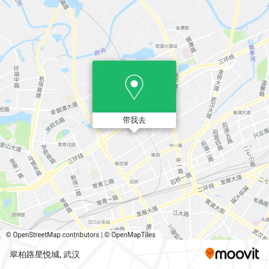翠柏路星悦城地图