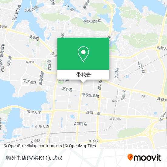 物外书店(光谷K11)地图